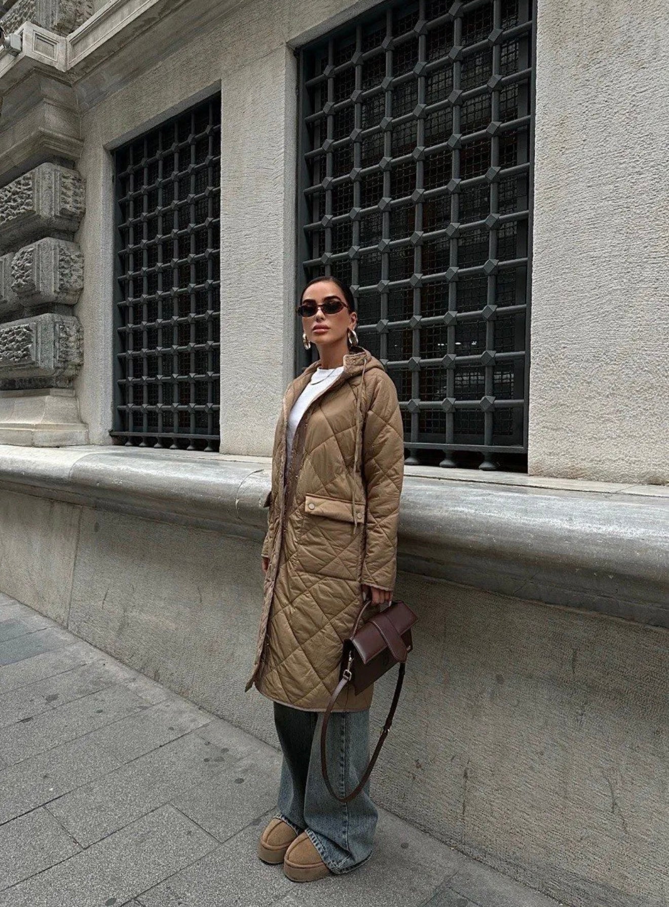 Manteau capitonné