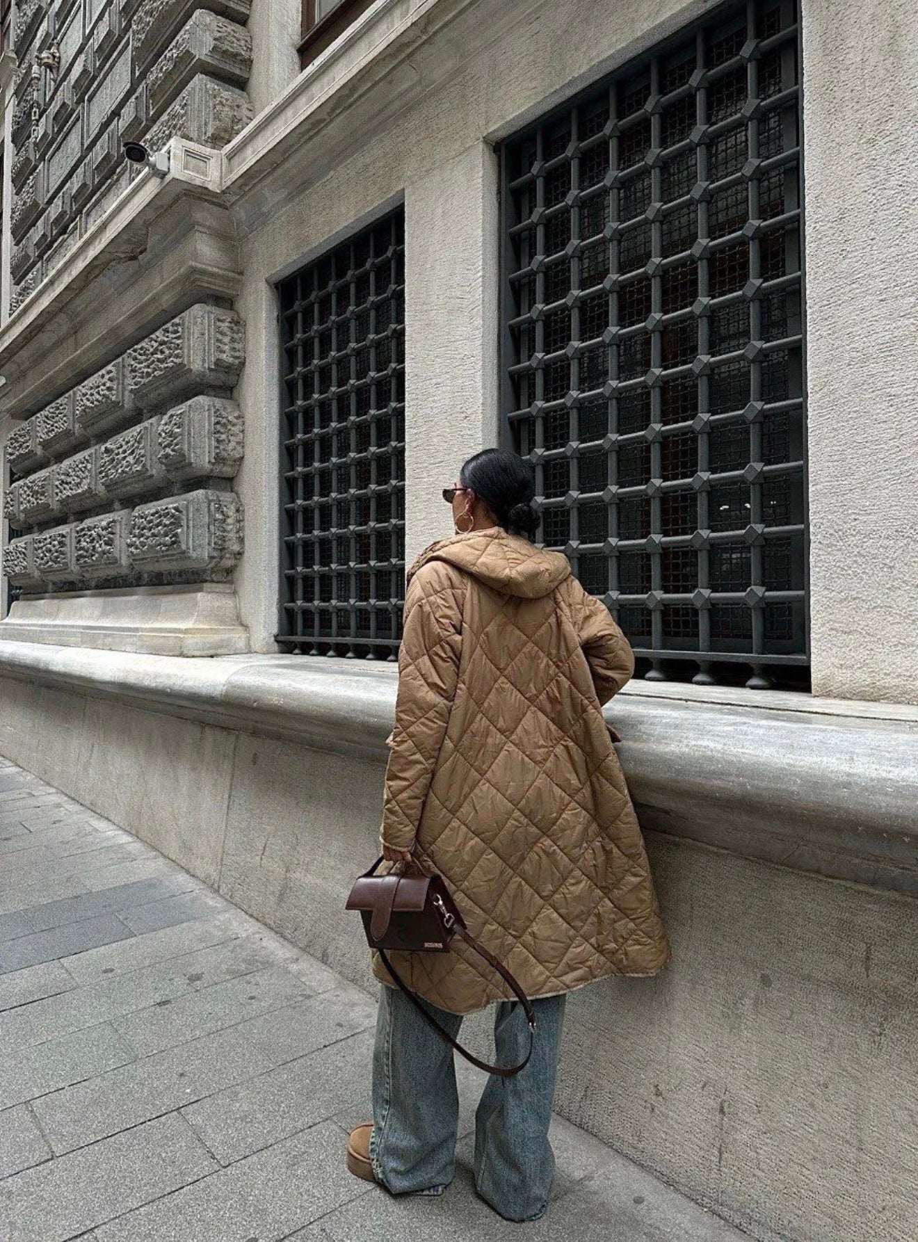 Manteau capitonné