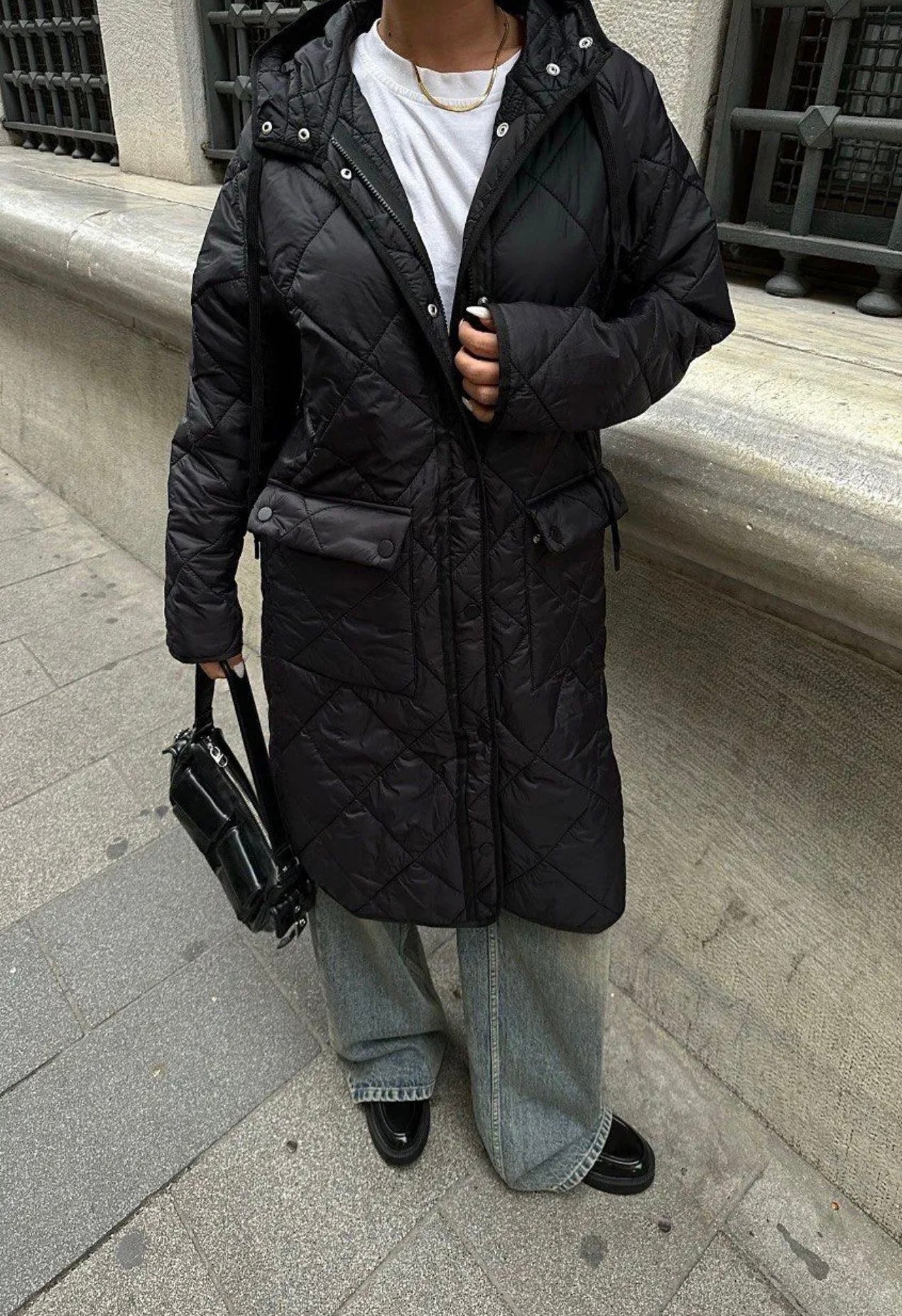 Manteau capitonné
