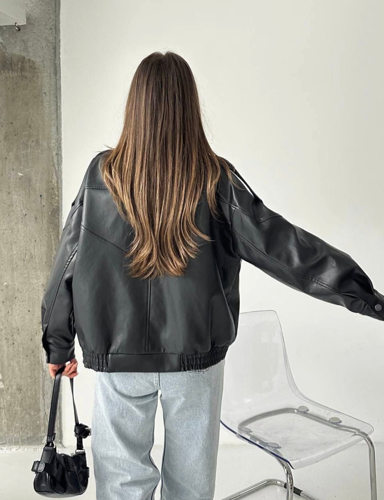 Veste en cuir Zaza