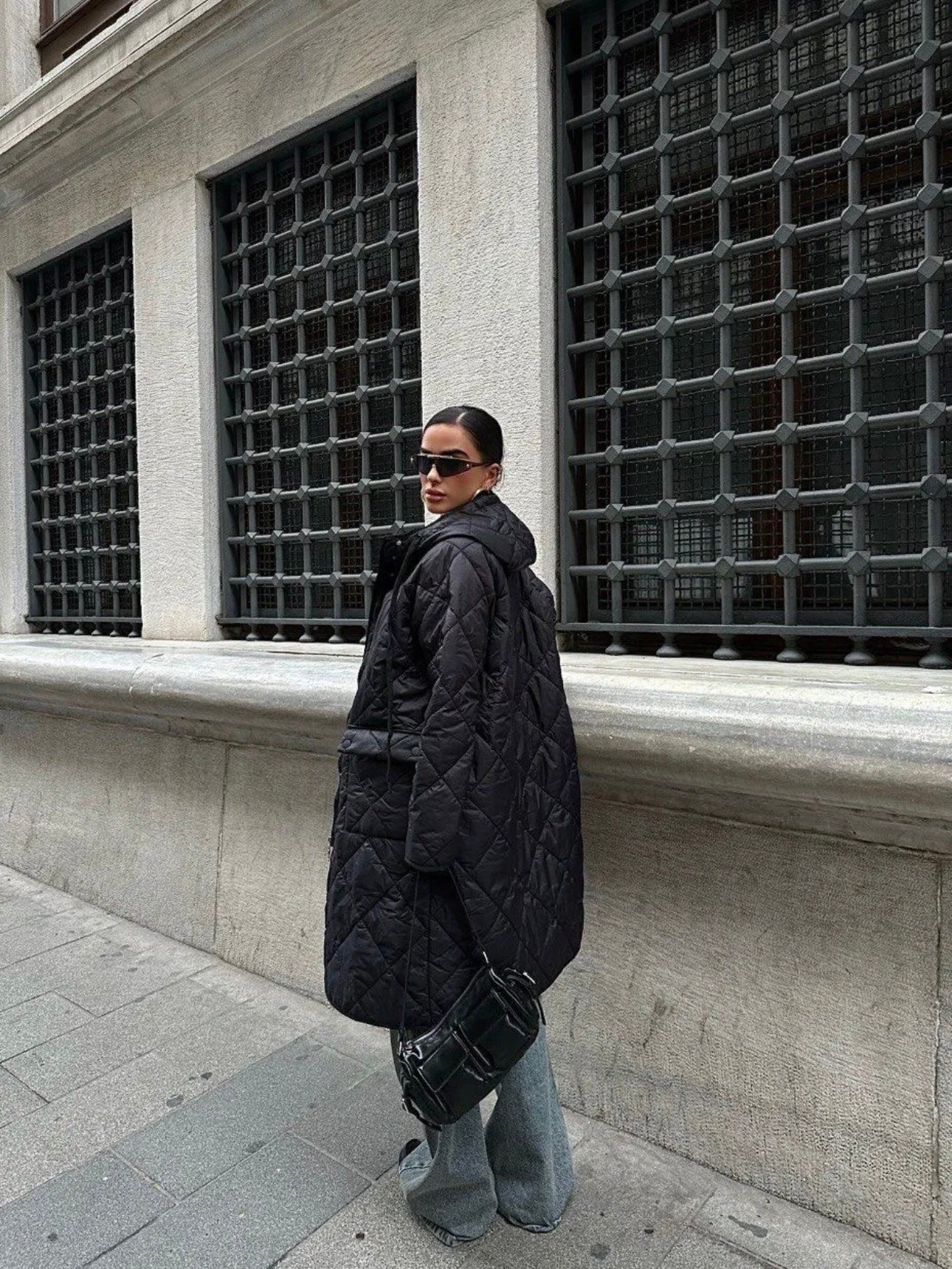 Manteau capitonné