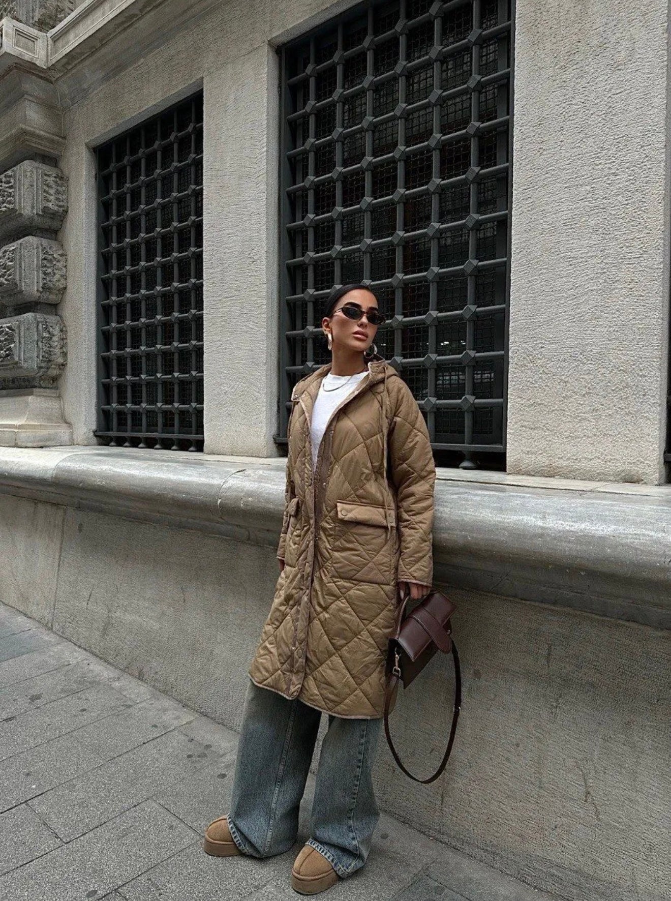 Manteau capitonné