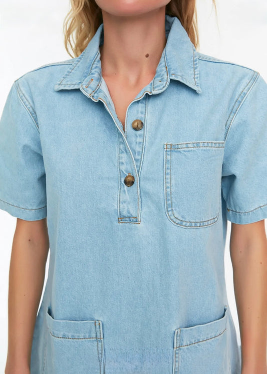 Robe en Jean oversize